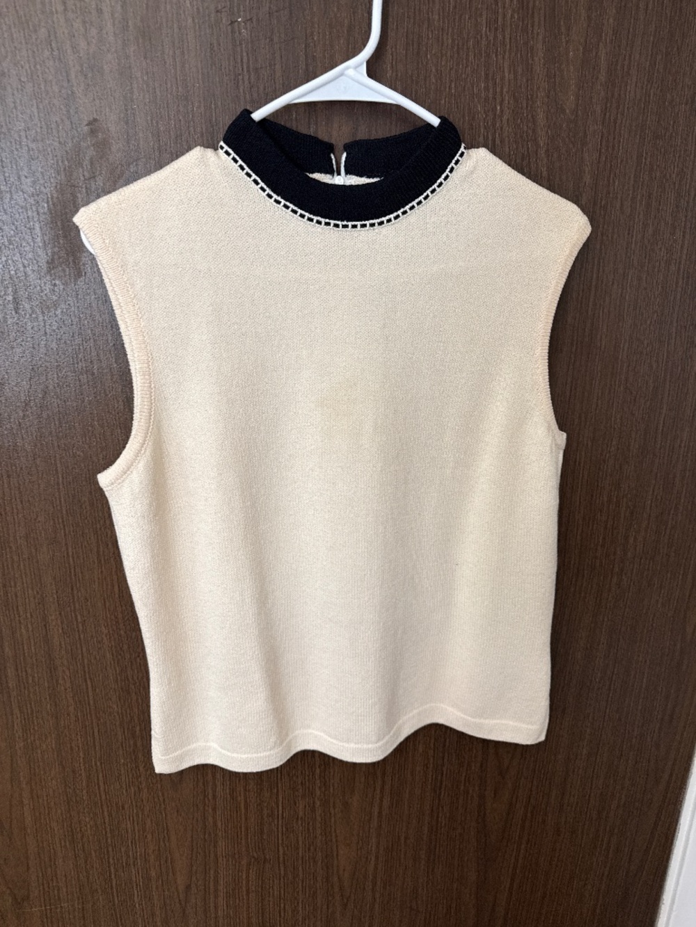 St. John Coll. Mary Gray Office Minimalist Capsule Knit Top M